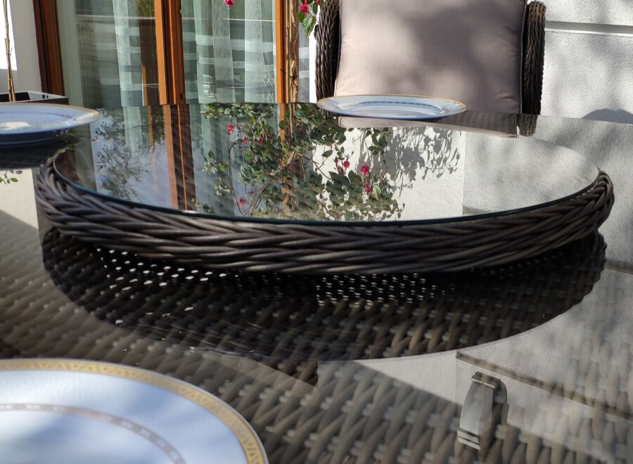 Blat Obrotowy 60cm Nakładka na Stół Patera Technorattan