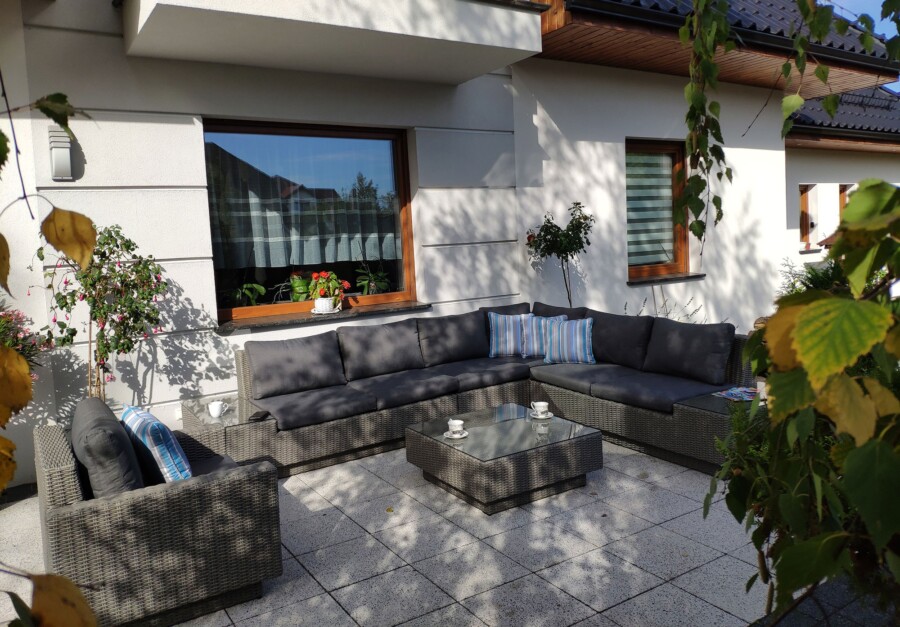 Narożnik na taras z fotelem CALABRIA BIG