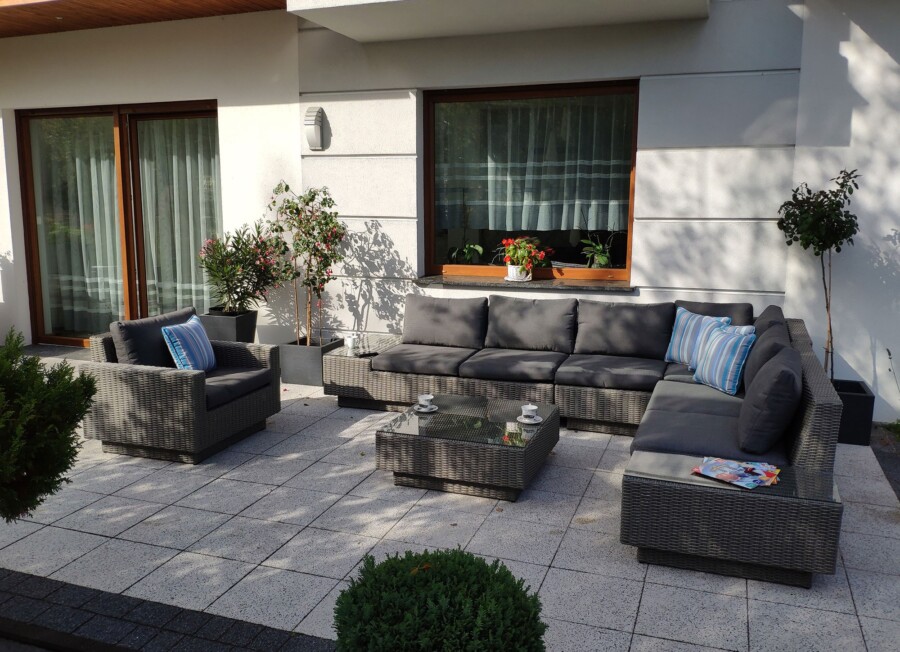 Narożnik na taras z fotelem CALABRIA BIG