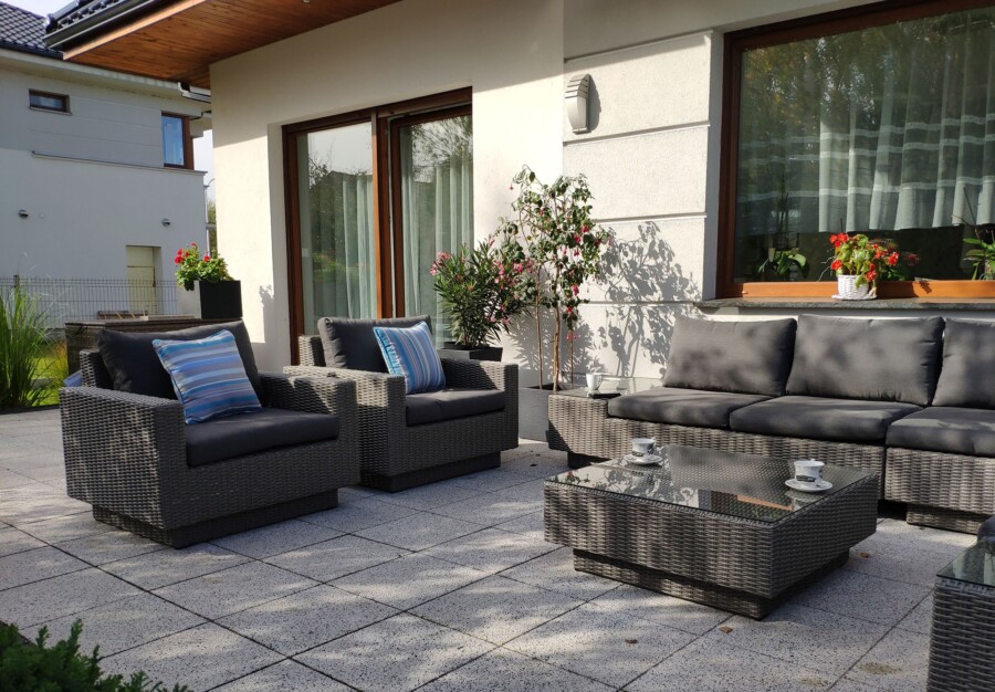 Narożnik na taras z fotelem CALABRIA BIG