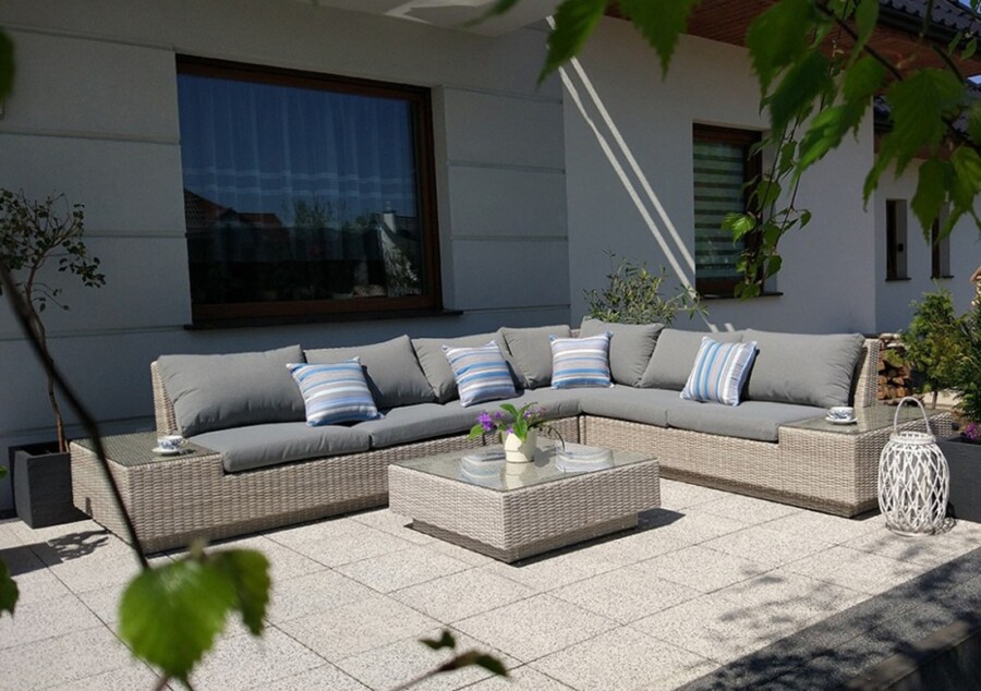 Meble ogrodowe CALABRIA - narożnik