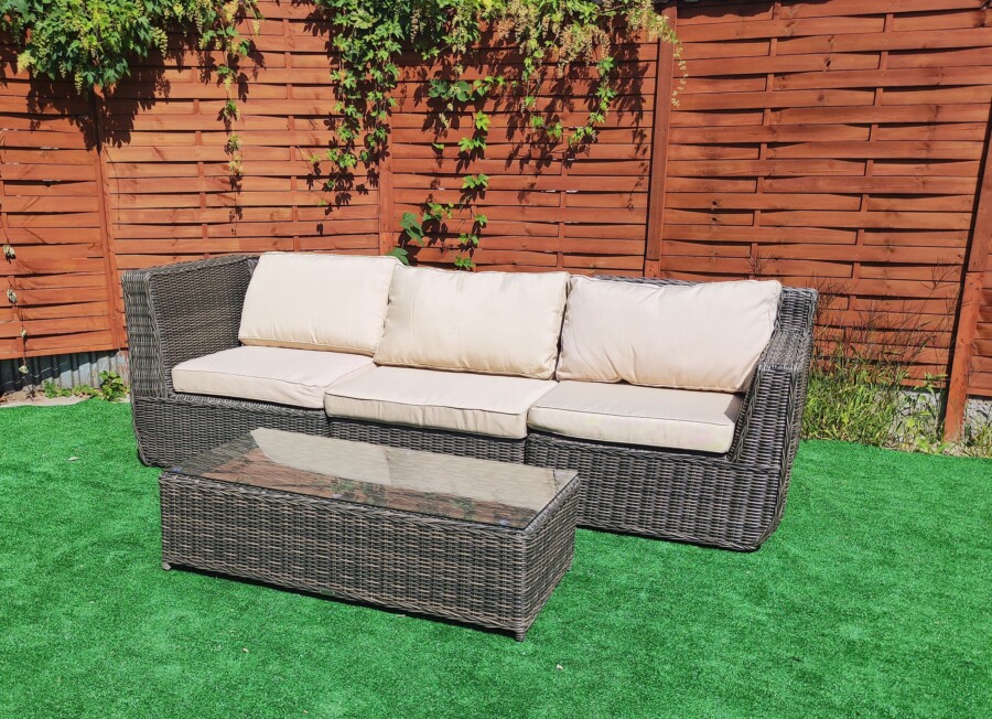 CANAVESE MINI Mały zestaw mebli ogorodowych Technorattan