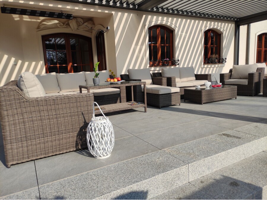 Duży zestaw wypoczynkowy na taras LEVANTE PREMIUM