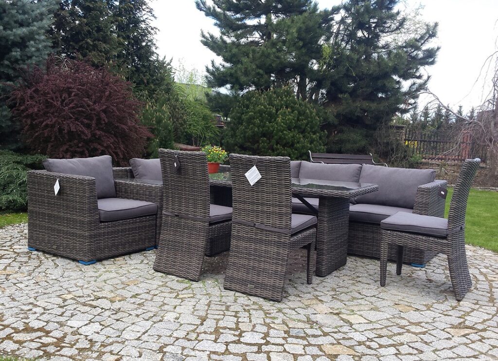 Duży narożnik z technorattanu MILANO BIG – ZDJĘCIE 