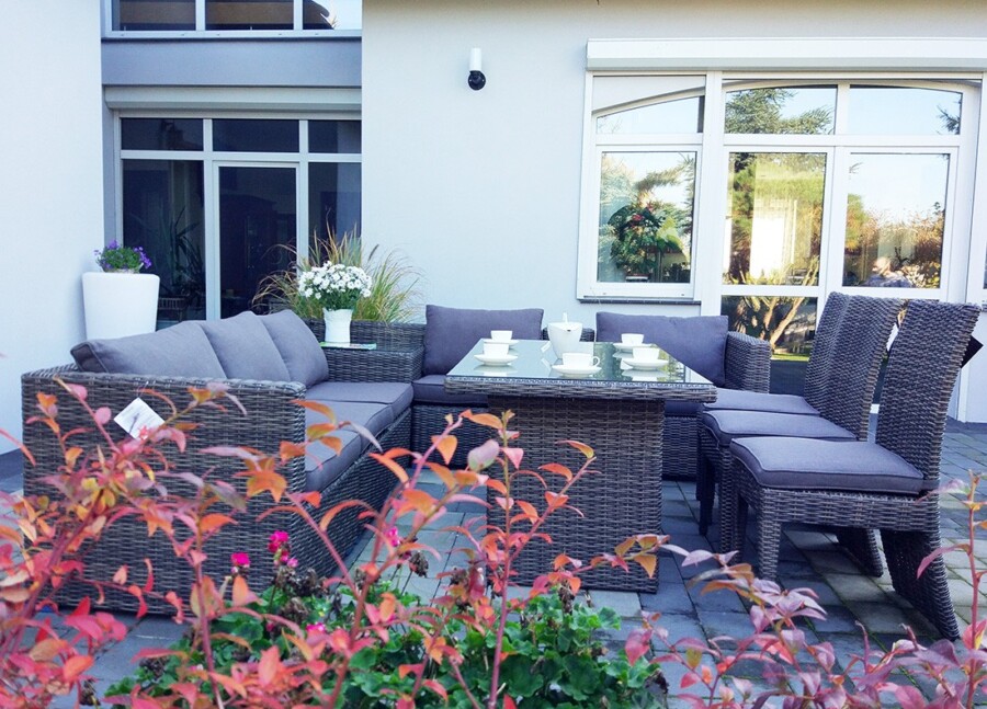 Duży narożnik z technorattanu MILANO BIG