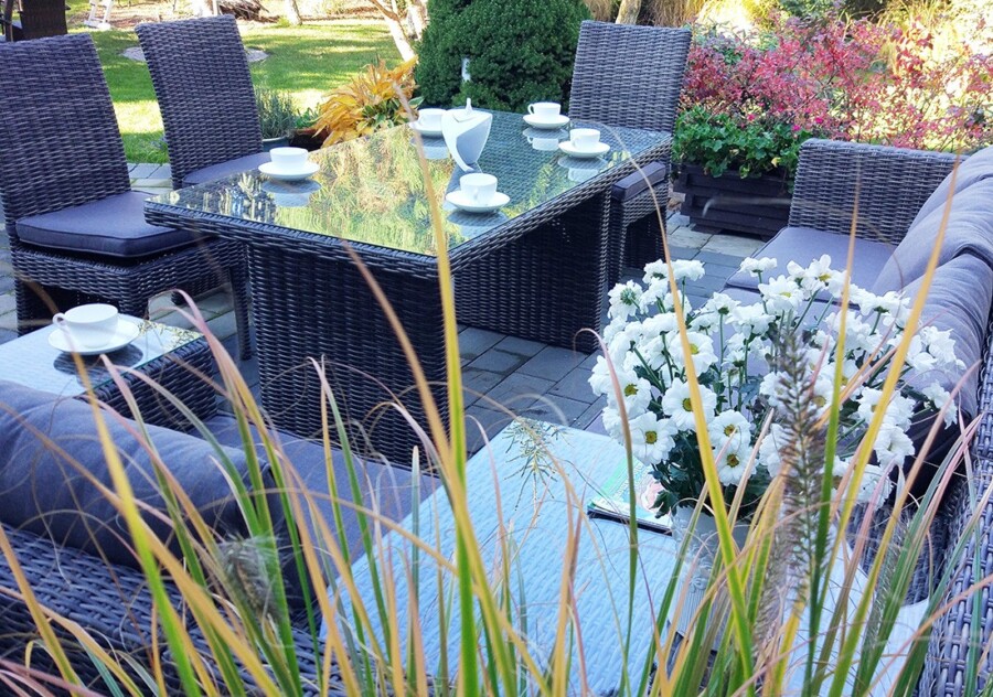 Duży narożnik z technorattanu MILANO BIG