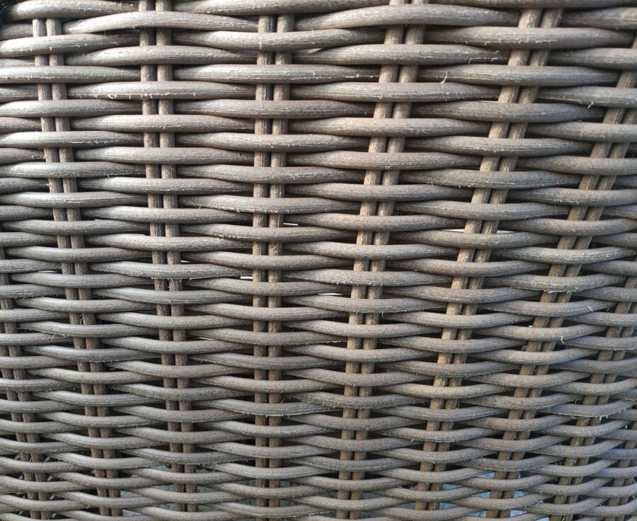 Mały stół okrągły na taras OLIMP 110 + 4 fotele