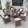 Okrągły stół ogrodowy OLIMP 130 + 4 fotele