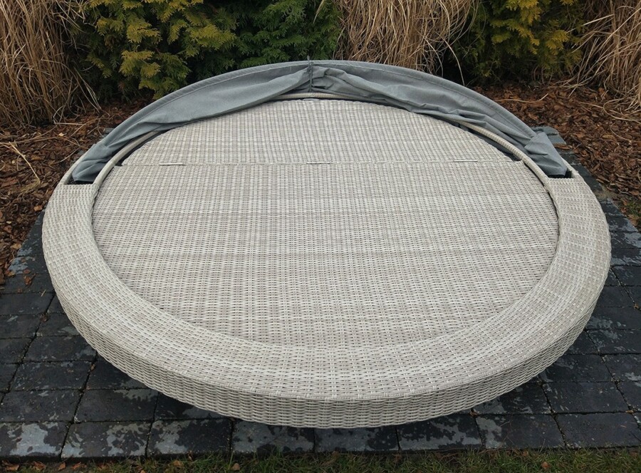 Rozkładana leżanka z daszkiem SANTORINI