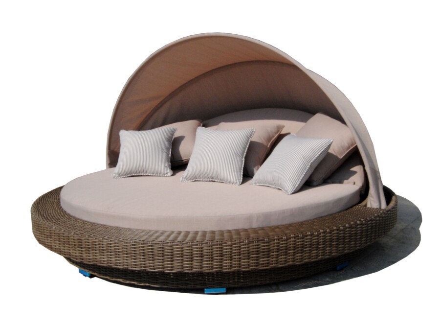 Rozkładana leżanka z daszkiem SANTORINI