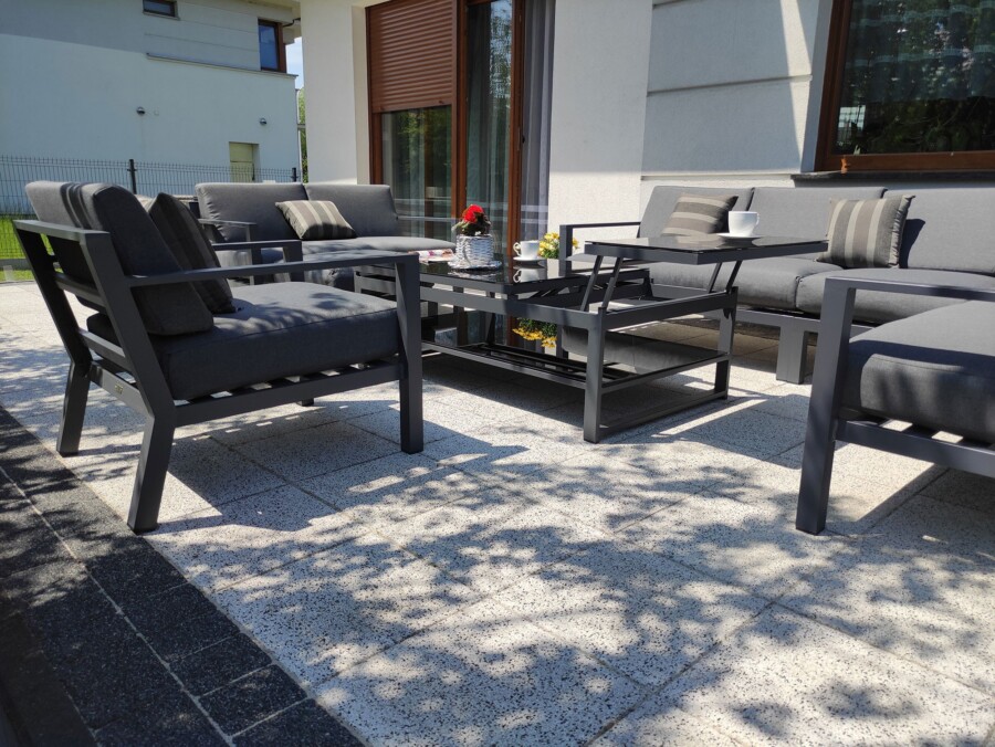 Narożnik i fotel ogrodowy WIKING PREMIUM