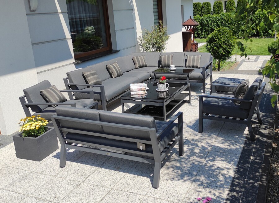 Narożnik i fotel ogrodowy WIKING PREMIUM