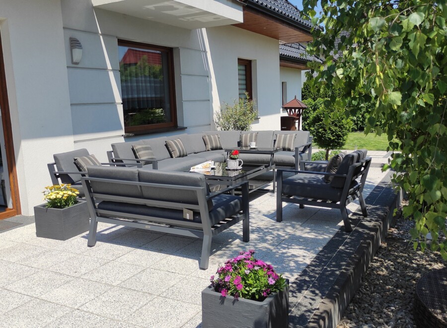 Narożnik i fotel ogrodowy WIKING PREMIUM