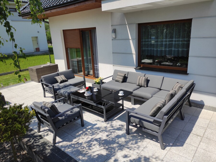 Narożnik i fotel ogrodowy WIKING PREMIUM