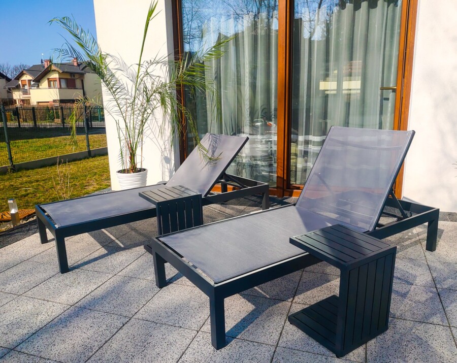 Leżaki baseonwe Loki Set Textilene