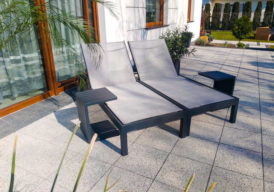 Leżaki baseonwe Loki Set Textilene