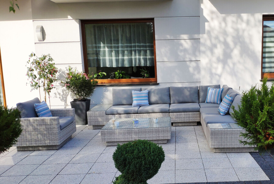 Narożnik na taras z fotelem CALABRIA BIG