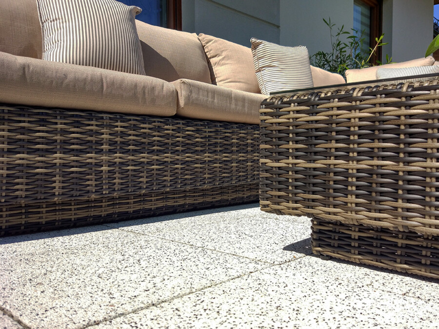 Narożnik na taras z fotelem CALABRIA BIG