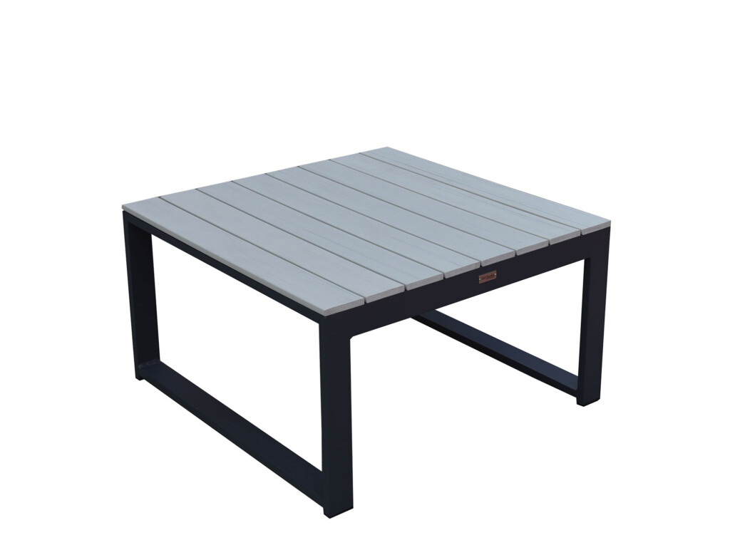 GOTLANDIA – kwadratowy stolik kawowy aluminiowy do zestawu