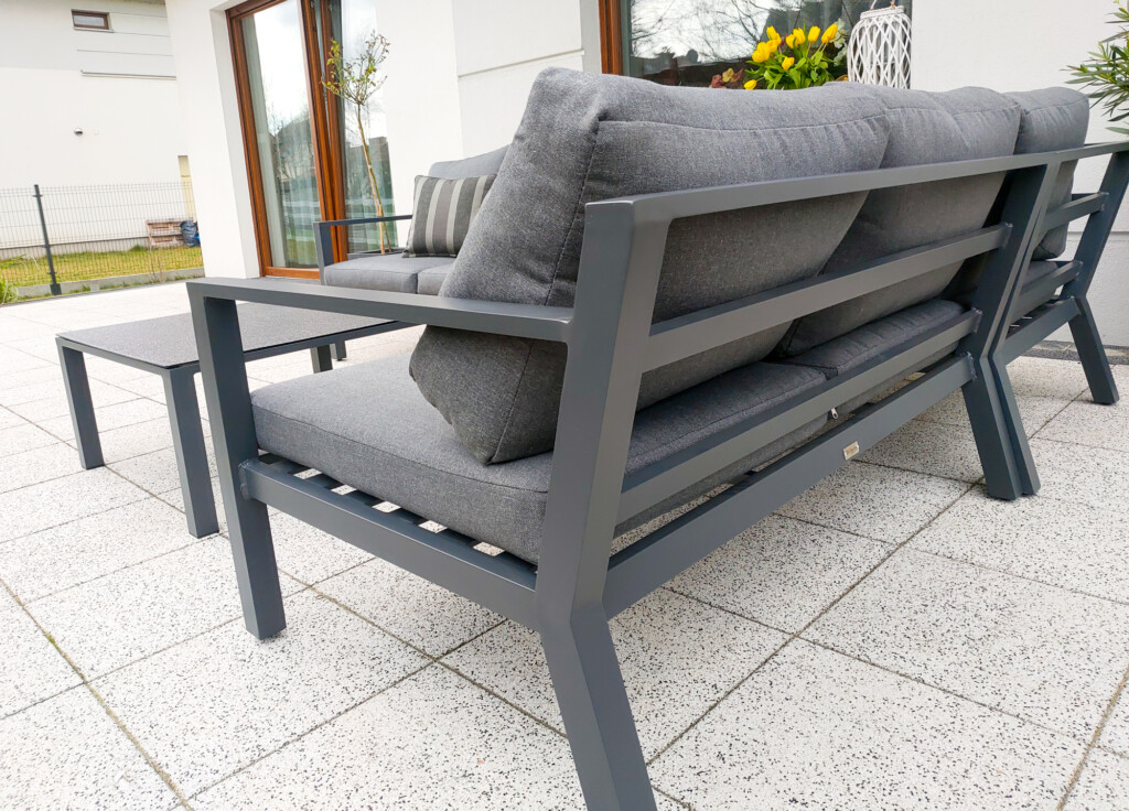 ZESTAW MEBLI OGRODOWYCH ALUMINIOWYCH 