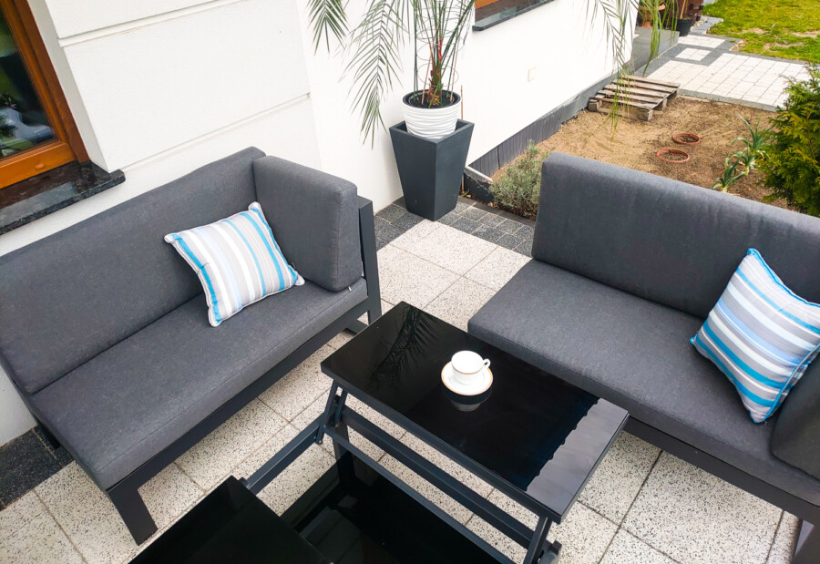 THOR CORNER BIG Meble Ogrodowe Aluminiowe Zestaw Wypoczynkowy