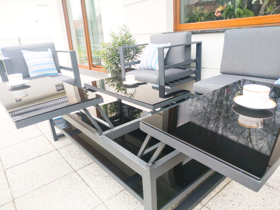 THOR CORNER BIG Meble Ogrodowe Aluminiowe Zestaw Wypoczynkowy