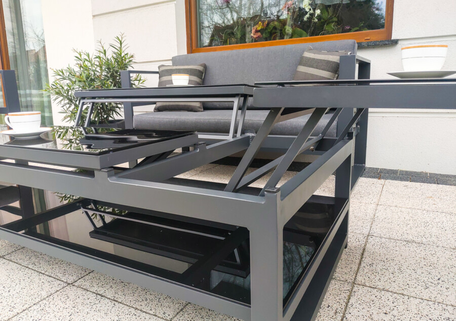 THOR CORNER BIG Meble Ogrodowe Aluminiowe Zestaw Wypoczynkowy