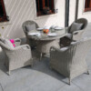 Okrągły stół ogrodowy OLIMP 130 + 4 fotele