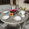 Okrągły stół ogrodowy OLIMP 130 + 4 fotele