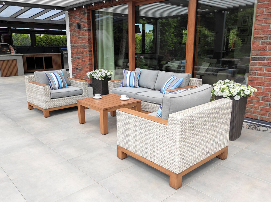 PALERMO Zestaw Wypoczynkowy do Ogrodu. Meble technorattanowe