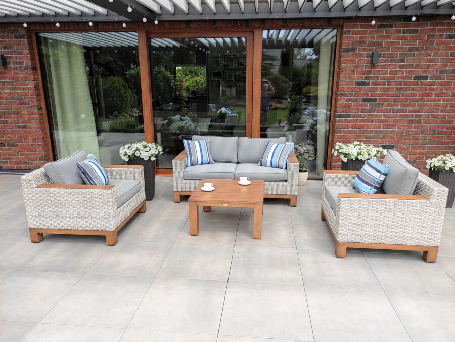 PALERMO Zestaw Wypoczynkowy do Ogrodu. Meble technorattanowe