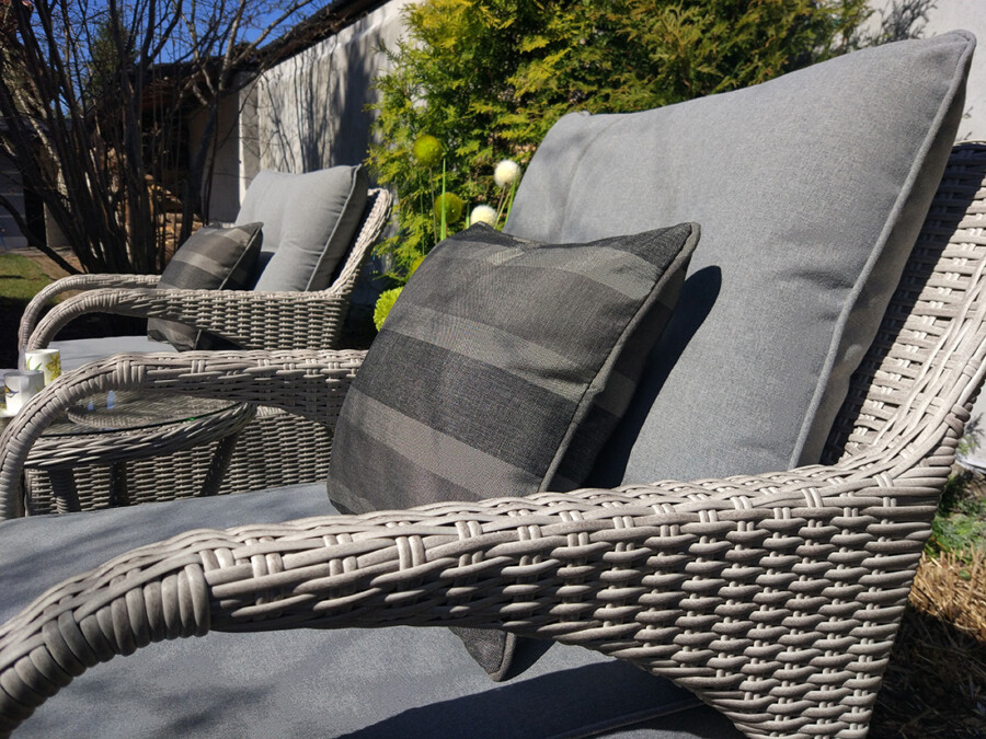 Meble technorattanowe z narożnikiem HADES