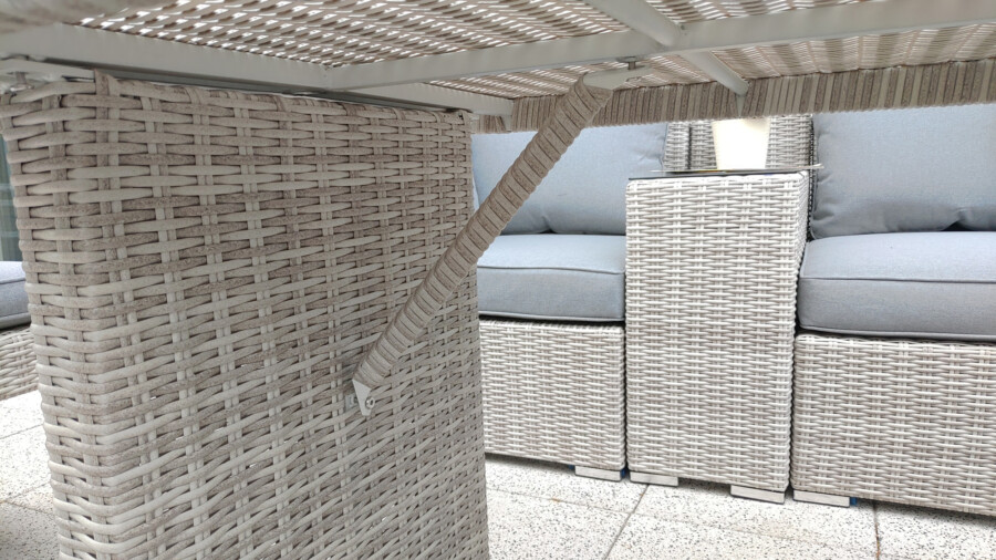 Narożnik tarasowy z technorattanu MILANO