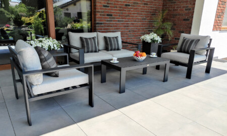 Meble Aluminiowe na taras zestaw kawowy RAGNAR 2