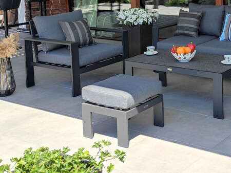 Meble Aluminiowe na taras zestaw kawowy RAGNAR 2