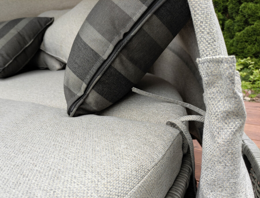 Rozkładana leżanka z daszkiem SANTORINI