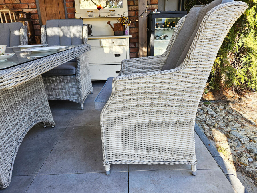 Duży stół ogrodowy z technorattanu Siena 8