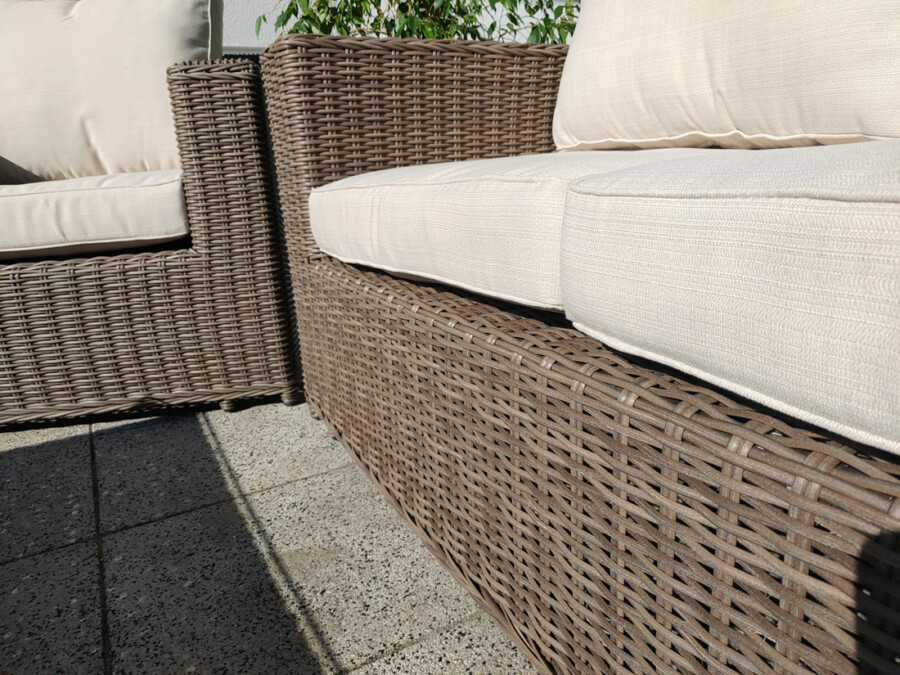 Klasyczny Zestaw Wypoczynkowy LEVANTE. Meble Ogrodowe Technorattan