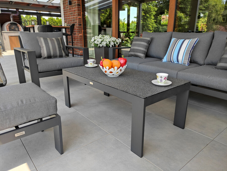 Meble ogrodowe z aluminium RAGNAR 3. Zestaw kawowy Meble ogrodowe z aluminium RAGNAR 3. Zestaw kawowy