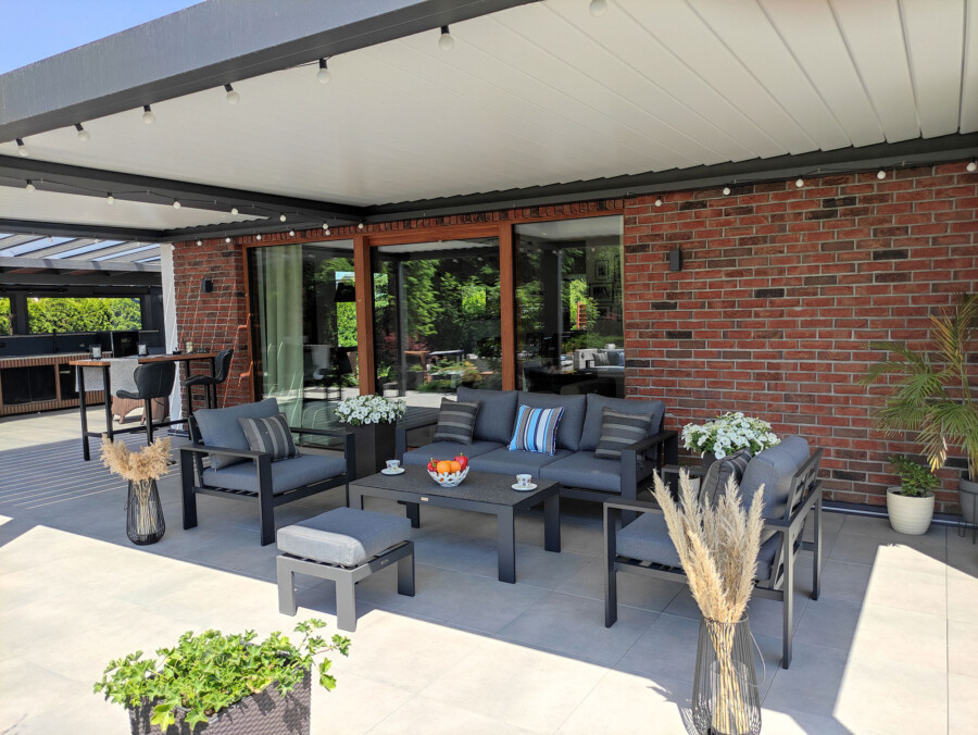 Meble ogrodowe z aluminium RAGNAR 3. Zestaw kawowy