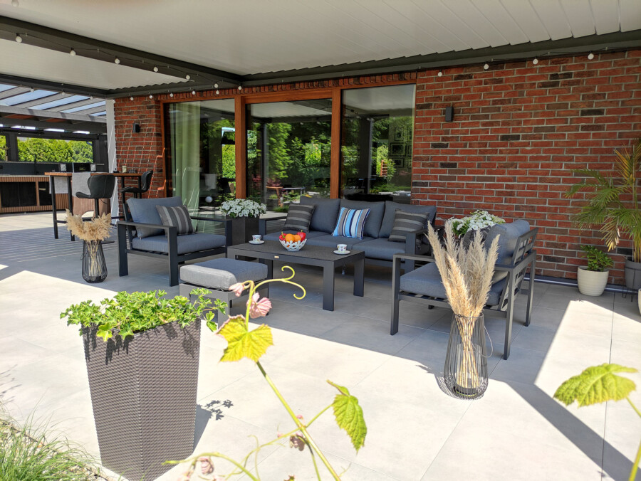 Meble ogrodowe z aluminium RAGNAR 3. Zestaw kawowy