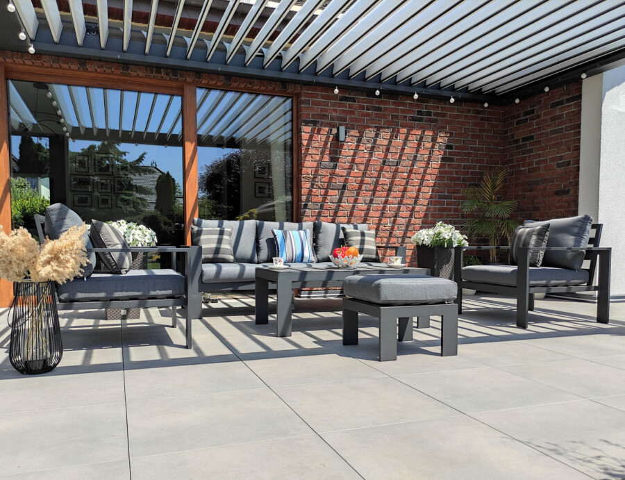 Meble ogrodowe z aluminium RAGNAR 3. Zestaw kawowy