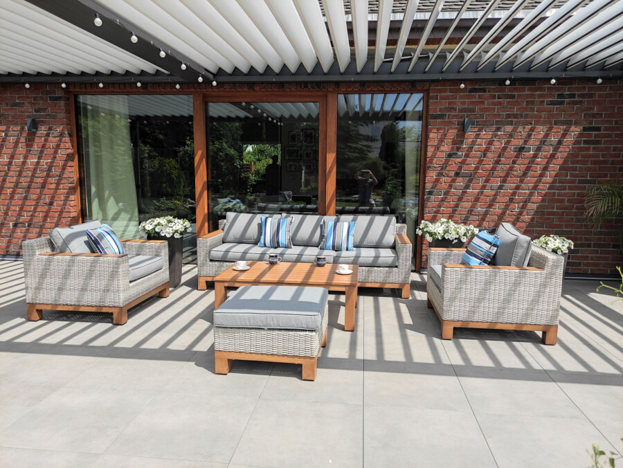 PALERMO BIG Zestaw Wypoczynkowy do Ogrodu. Meble technorattanowe