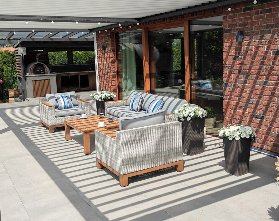 PALERMO BIG Zestaw Wypoczynkowy do Ogrodu. Meble technorattanowe