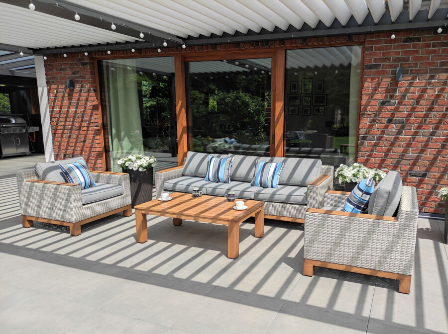 PALERMO BIG Zestaw Wypoczynkowy do Ogrodu. Meble technorattanowe