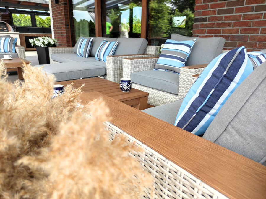 PALERMO BIG Zestaw Wypoczynkowy do Ogrodu. Meble technorattanowe