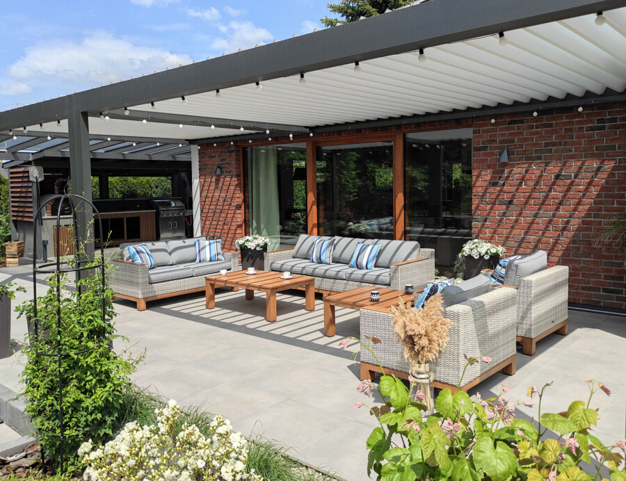 PALERMO PREMIUM Zestaw Wypoczynkowy do Ogrodu. Meble technorattanowe