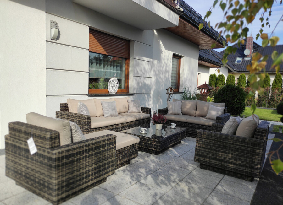 CAMPANIA PREMIUM BIG - duży zestaw mebli wypoczynkowych na taras i do ogrodu