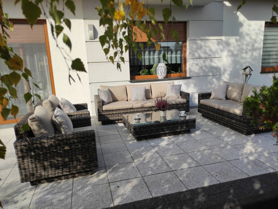 CAMPANIA PREMIUM BIG - duży zestaw mebli wypoczynkowych na taras i do ogrodu