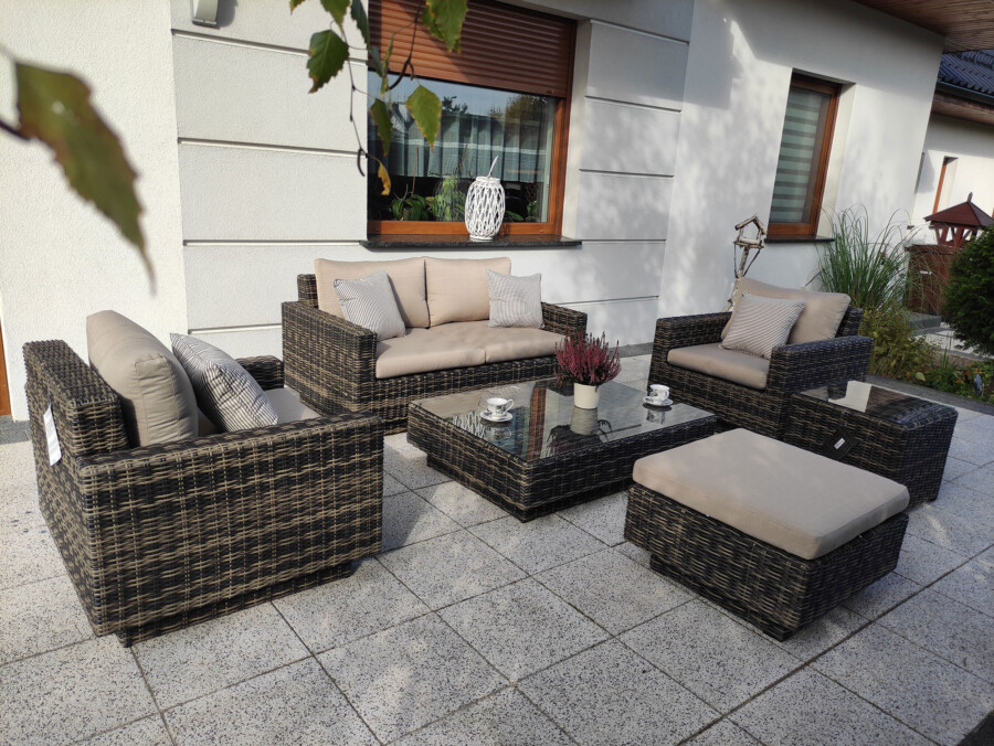 Meble na duży taras – CAMPANIA PREMIUM - Zestaw wypoczynkowy z 2 sofami